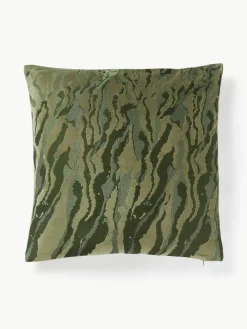 Abstract fluwelen kussenhoes Phoenix^Westwing Collection Discount