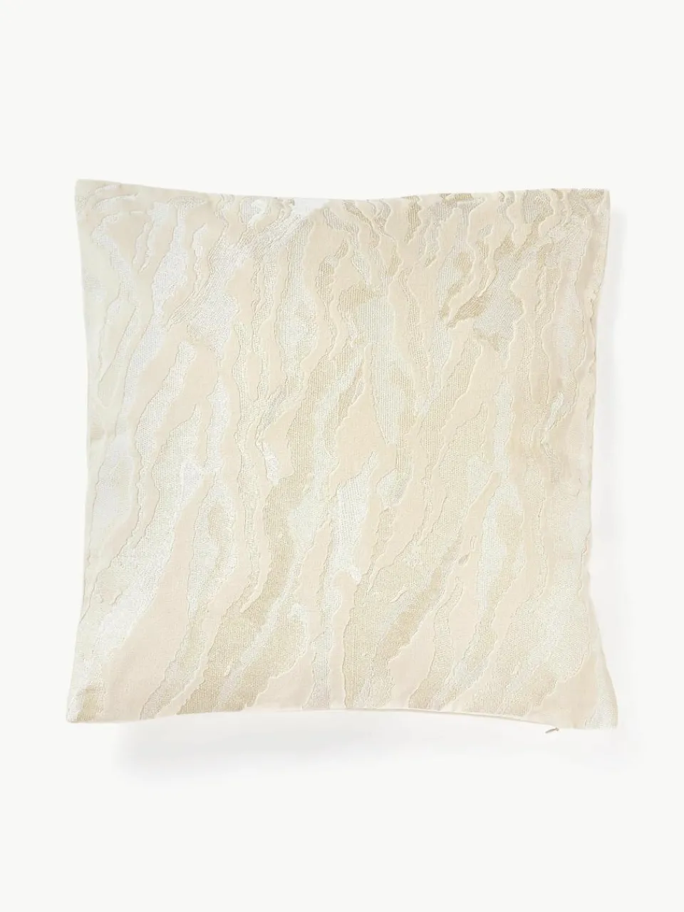 Abstracte fluwelen kussenhoes Phoenix^Westwing Collection Fashion
