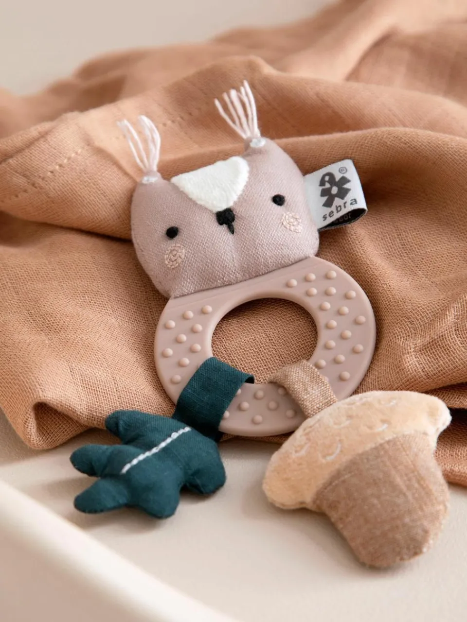 Activiteit rammelaar Zappy the Squirrel^Sebra Clearance