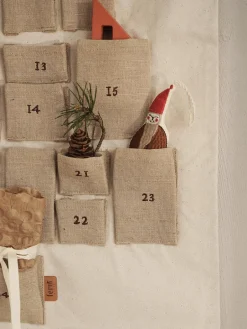 Adventskalender Pine van katoen en jute^ferm LIVING Online