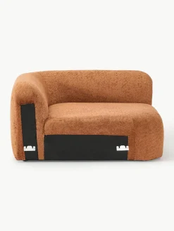 Afgeronde hoekmodule Wolke van teddy-bouclé^Westwing Collection Hot