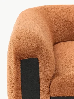 Afgeronde hoekmodule Wolke van teddy-bouclé^Westwing Collection Hot