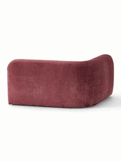 Afgeronde hoekmodule Wolke van teddy-bouclé^Westwing Collection Fashion