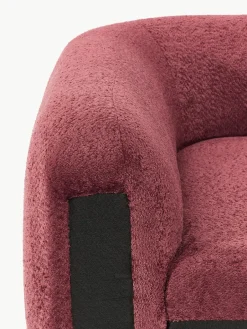 Afgeronde hoekmodule Wolke van teddy-bouclé^Westwing Collection Fashion