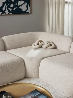 Afgeronde hoekmodule Wolke van bouclé^Westwing Collection Outlet