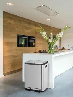 Afvalemmer EcoCasa met pedaalfunctie, 2x 30 L^Westwing New