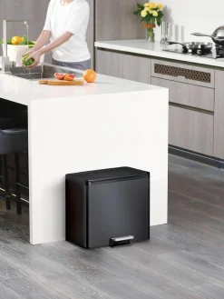 Afvalemmer Essential met pedaal functie, 20 L + 9 L^Westwing Online