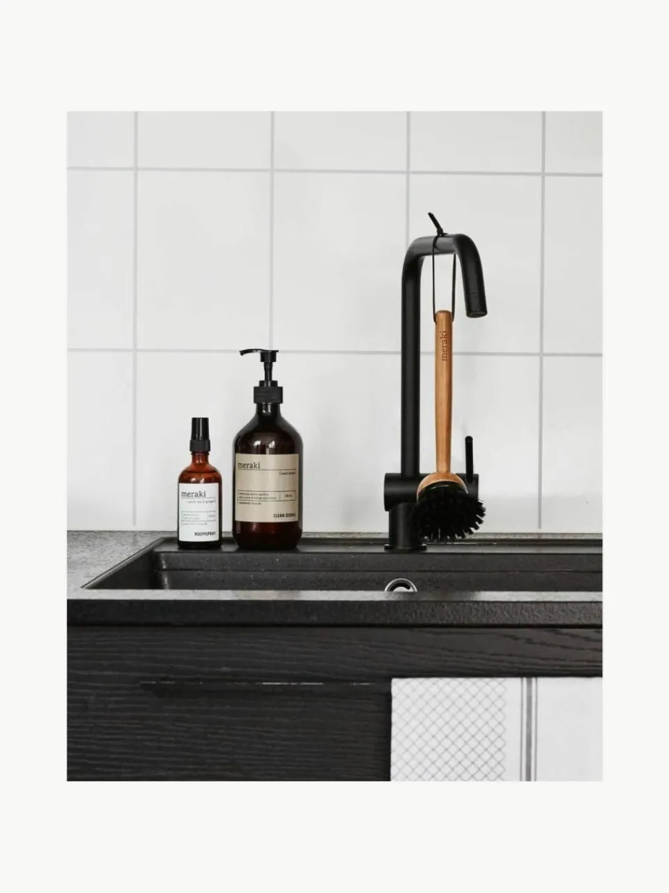 Afwasborstel Clean van bamboehout^Meraki Sale