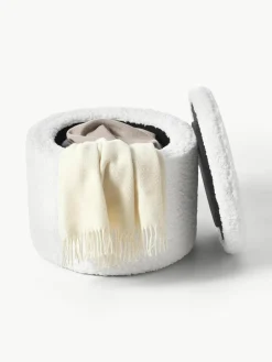 Alida teddy poef met opbergruimte^Westwing Collection Online