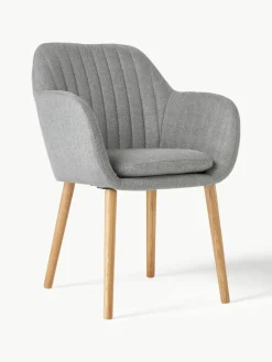 Armstoel Emilia met houten poten^Westwing Sale