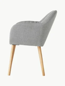 Armstoel Emilia met houten poten^Westwing Sale