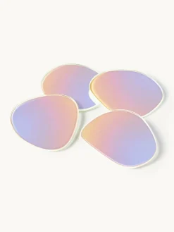 Asymmetrische onderzetters Lio, set van 4^Westwing Collection Best