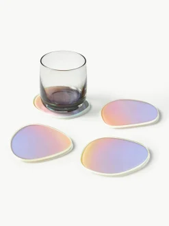 Asymmetrische onderzetters Lio, set van 4^Westwing Collection Best