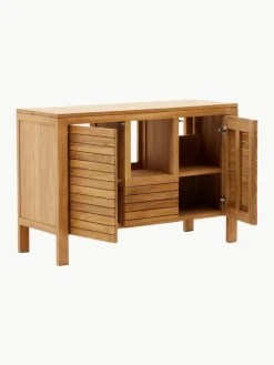 Badkamer midikast Neria gemaakt van teakhout^Westwing Online