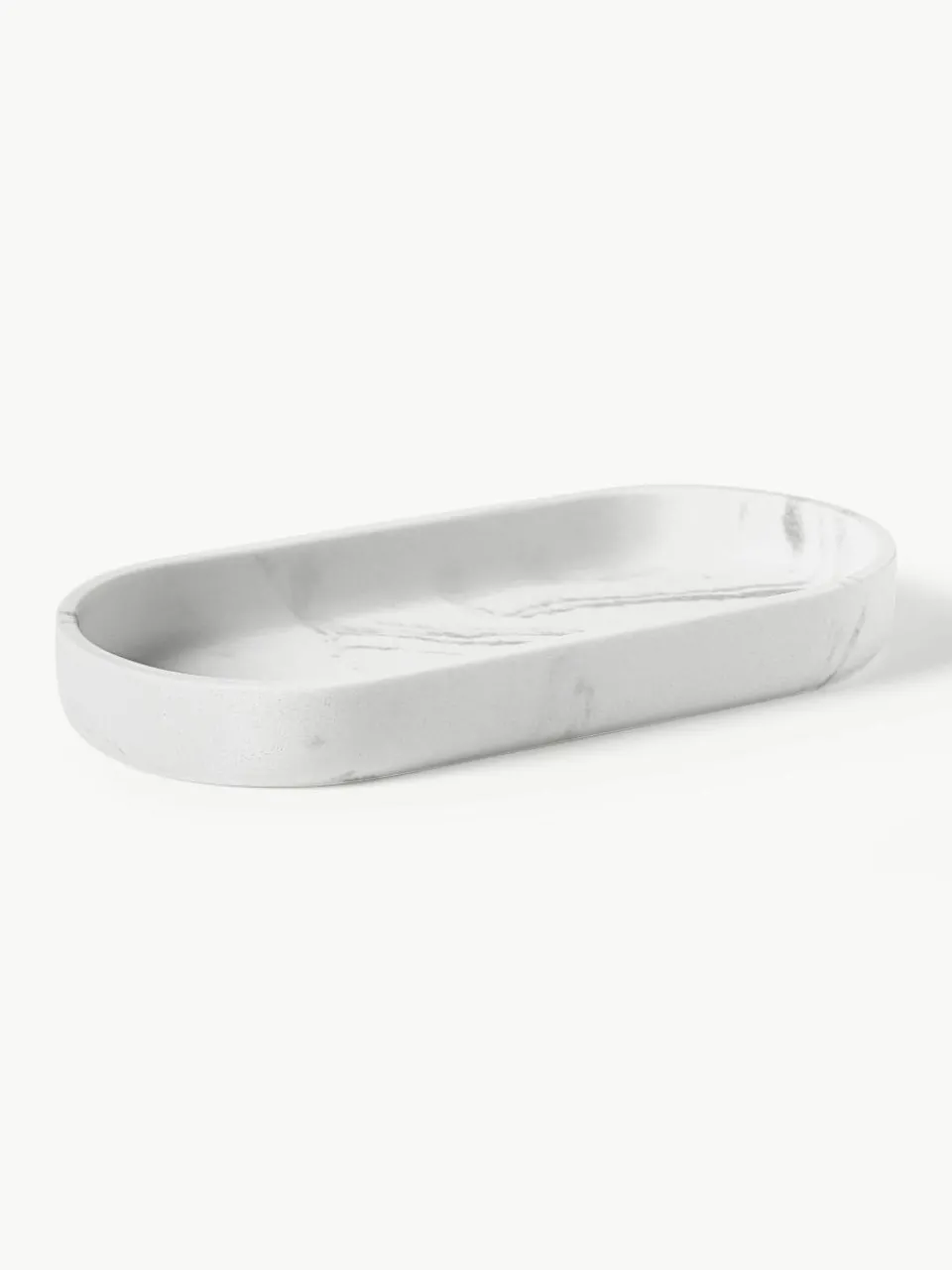 Badkameraccessoires Kyle in marmerlook, 3-delig^Westwing Collection New