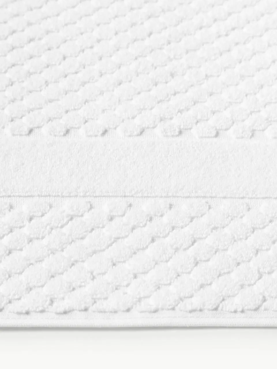 Badmat Katharina met honingraatpatroon, antislip^Westwing Collection New
