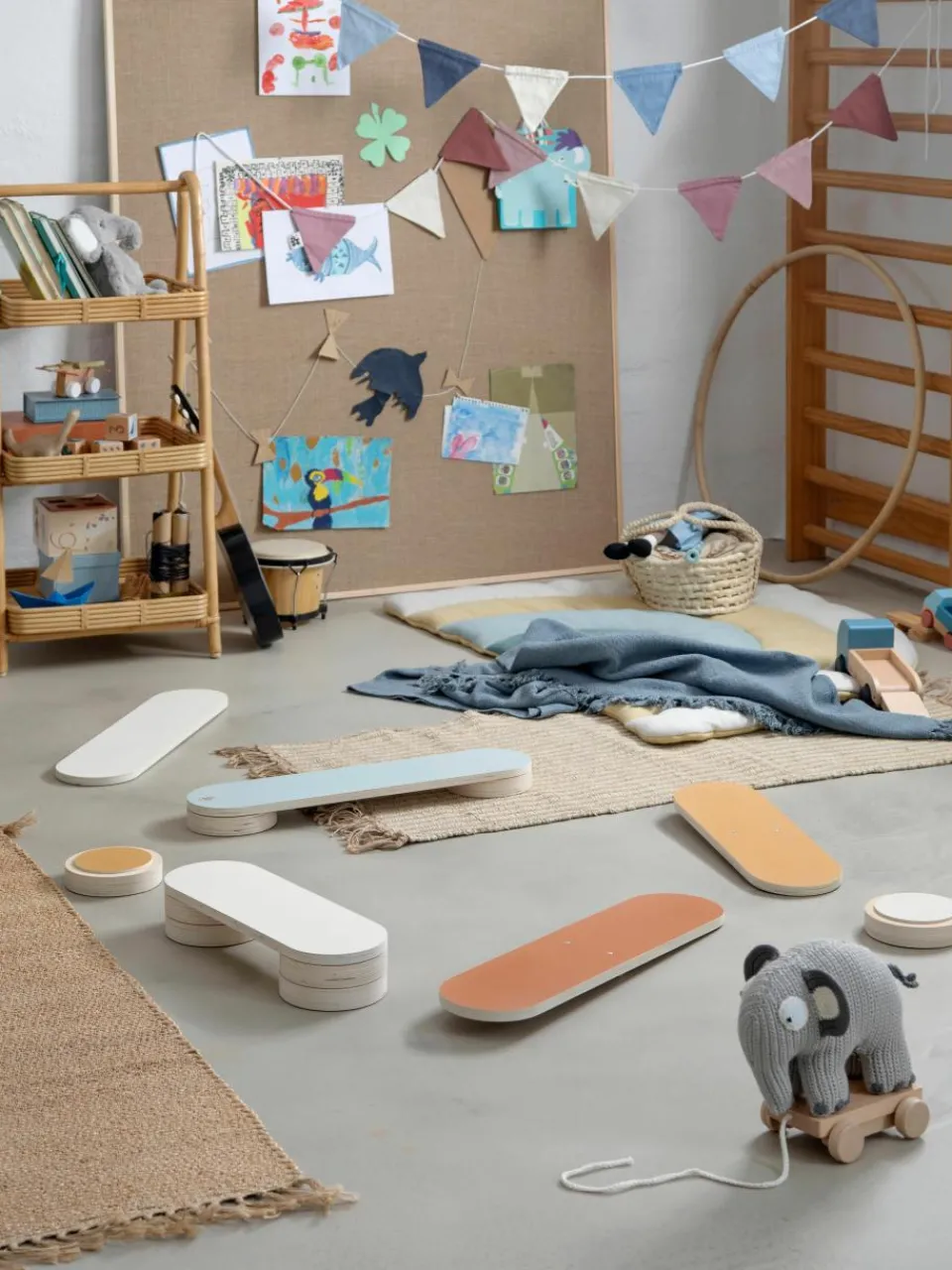 Balanceerset Woodland van hout, 13-delig^Sebra Online