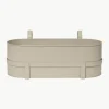 Balkon bloempot Bau met gegroefd oppervlak^ferm LIVING Outlet