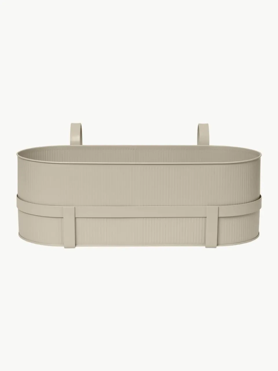 Balkon bloempot Bau met gegroefd oppervlak^ferm LIVING Outlet