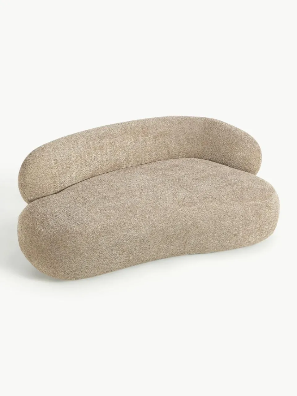 Bank Alba (2-zits) uit teddy bouclé^Westwing Collection Online