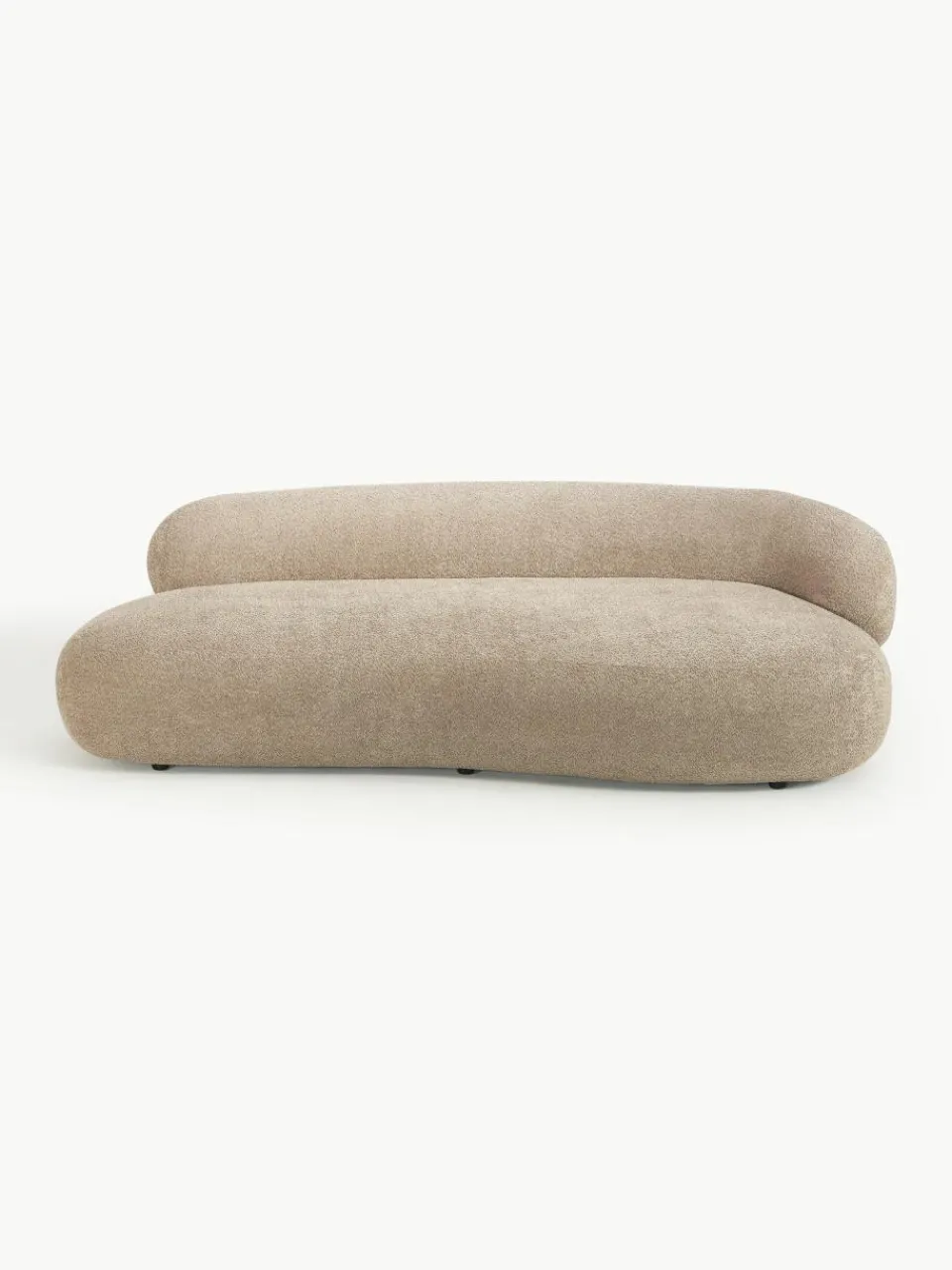 Bank Alba (3-zits) uit teddy bouclé^Westwing Collection New