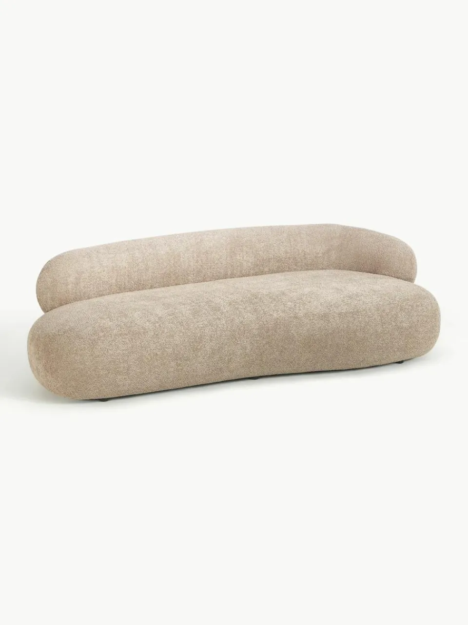 Bank Alba (3-zits) uit teddy bouclé^Westwing Collection New