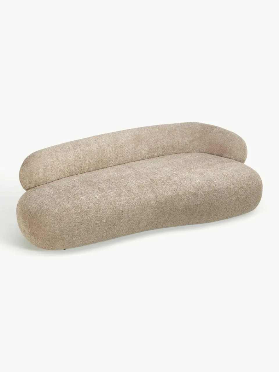 Bank Alba (3-zits) uit teddy bouclé^Westwing Collection New