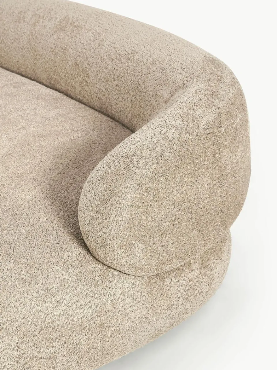 Bank Alba (3-zits) uit teddy bouclé^Westwing Collection New