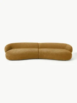 Bank Alba (4-zits) uit teddy-bouclé^Westwing Collection Discount