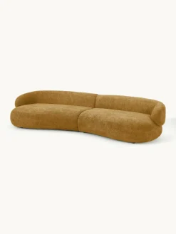 Bank Alba (4-zits) uit teddy-bouclé^Westwing Collection Discount