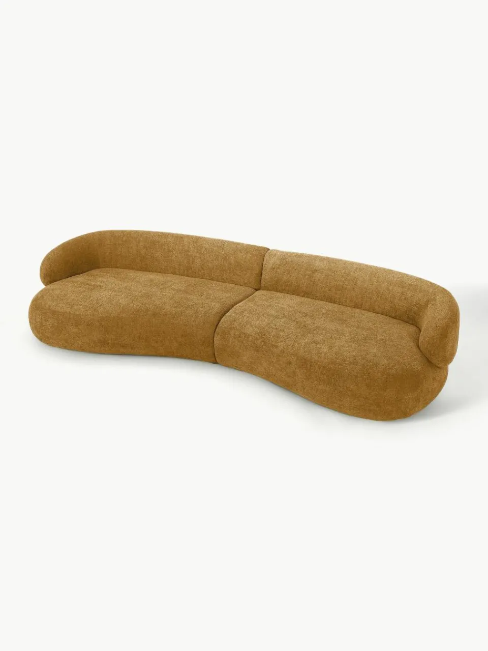 Bank Alba (4-zits) uit teddy-bouclé^Westwing Collection Discount