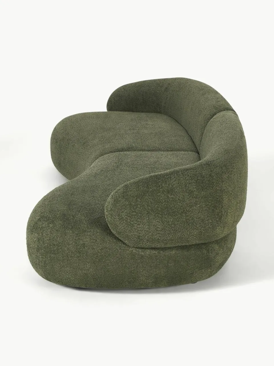 Bank Alba (4-zits) uit teddy-bouclé^Westwing Collection Hot