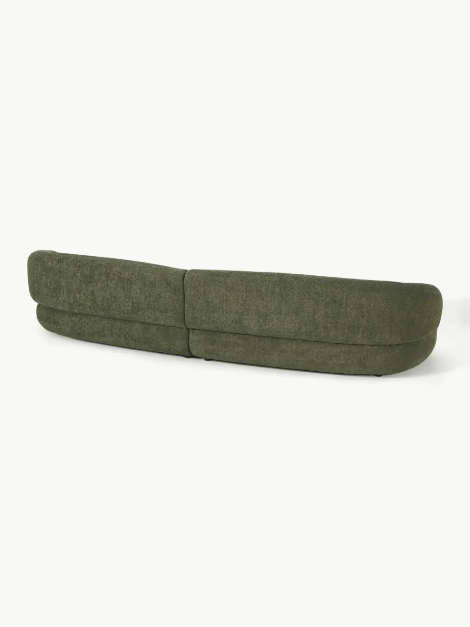 Bank Alba (4-zits) uit teddy-bouclé^Westwing Collection Hot