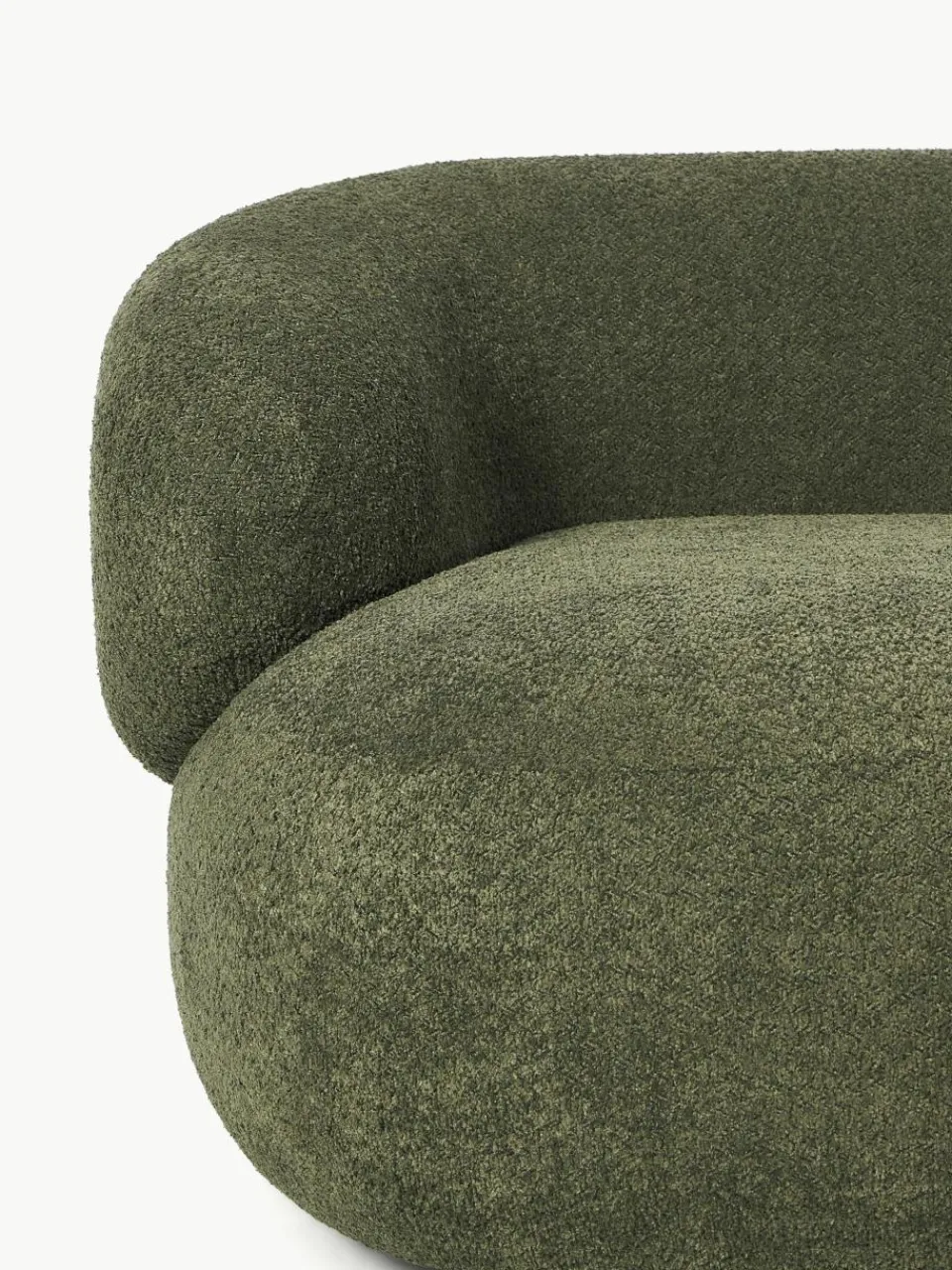 Bank Alba (4-zits) uit teddy-bouclé^Westwing Collection Hot
