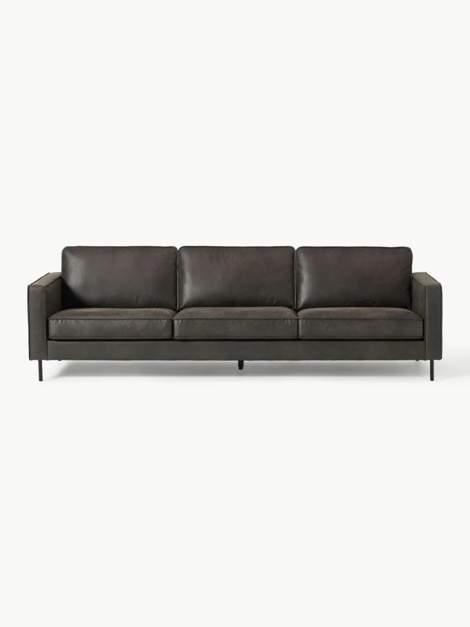 Bank Hunter (3-zits) van gerecycled leer^Westwing Collection Clearance