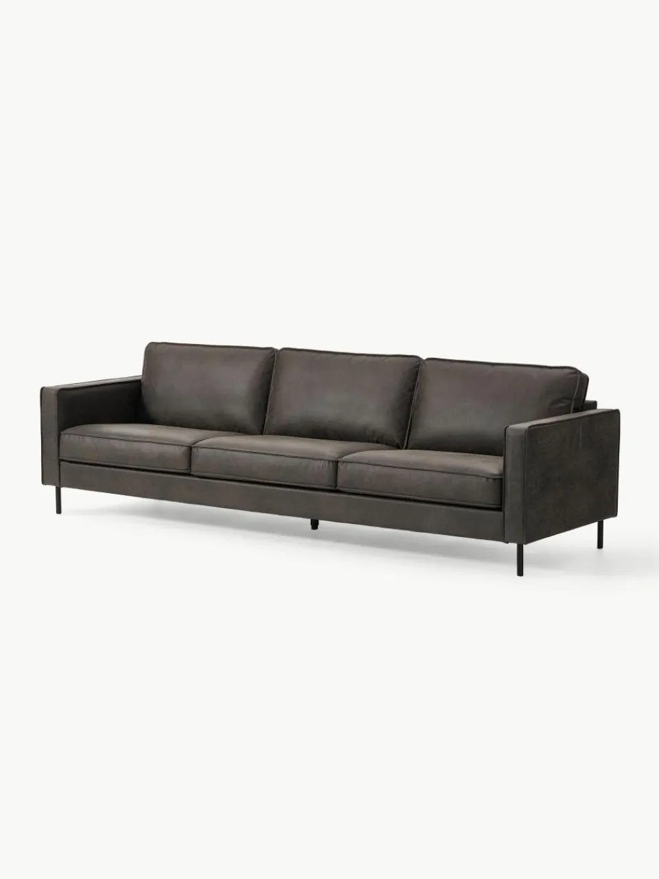 Bank Hunter (3-zits) van gerecycled leer^Westwing Collection Clearance