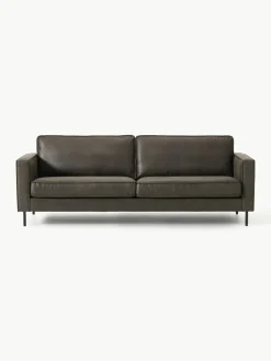 Bank Hunter (3-zits) van gerecycled leer^Westwing Collection Sale