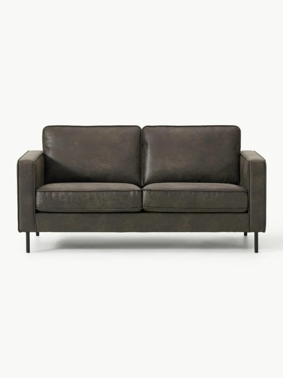 Bank Hunter (2-zits) van gerecycled leer^Westwing Collection Sale