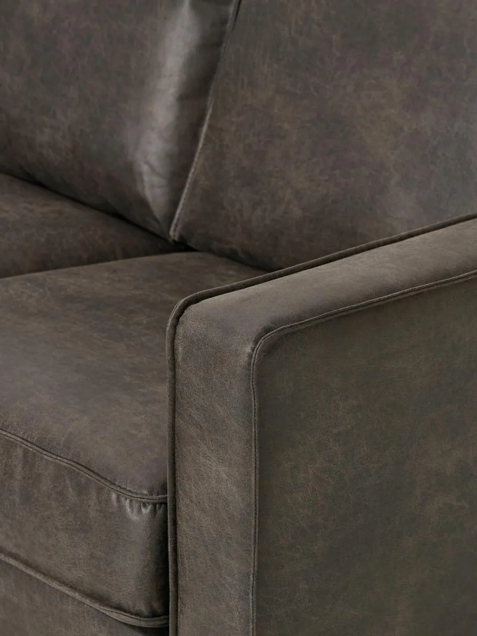 Bank Hunter (2-zits) van gerecycled leer^Westwing Collection Sale