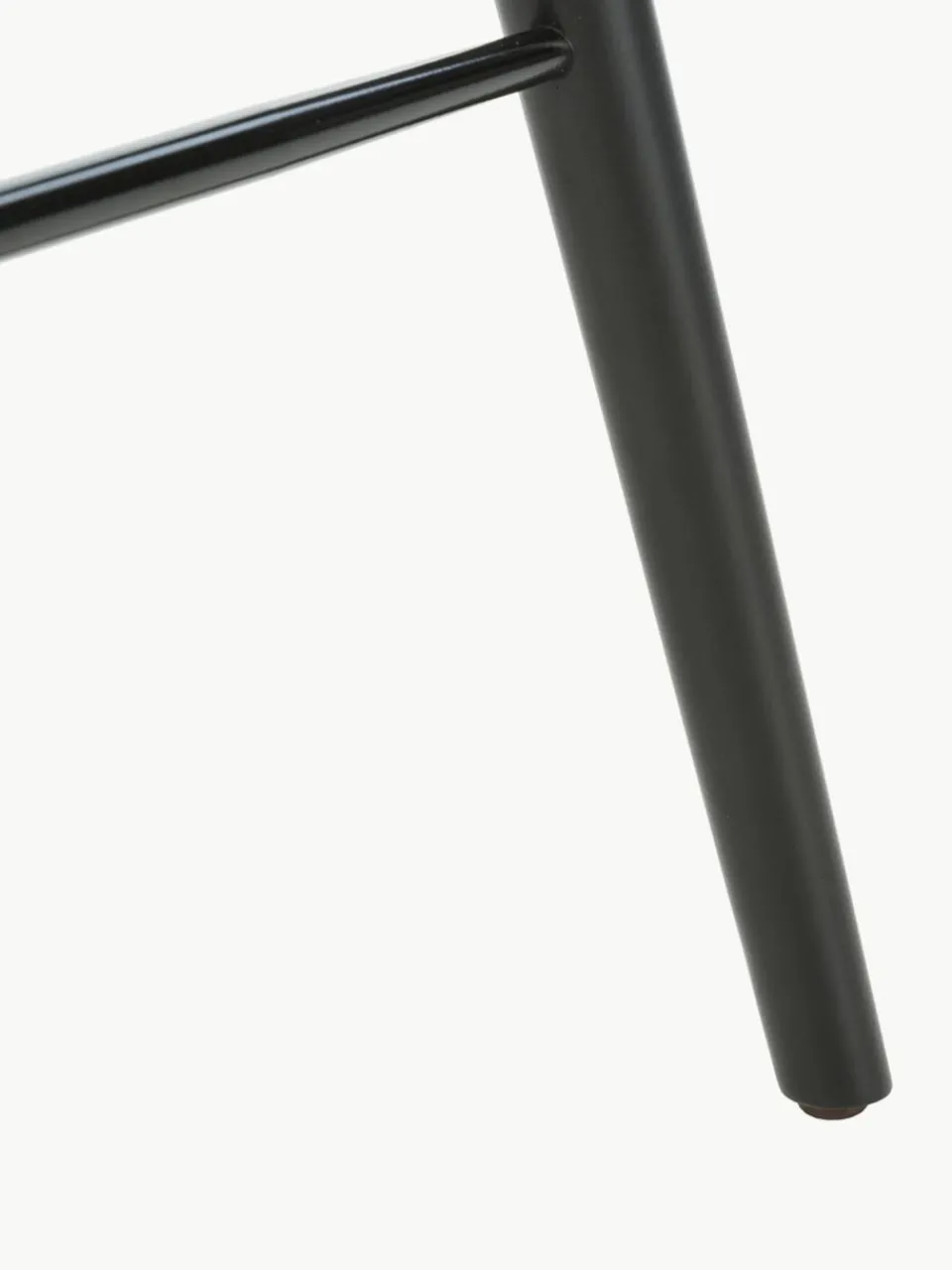 Barkruk High Stool van beukenhout en leer^Mater Best