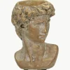 Betonnen plantenpot David met antieke afwerking^Westwing Best
