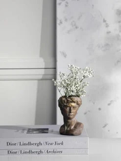 Betonnen plantenpot David met antieke afwerking^Westwing Best