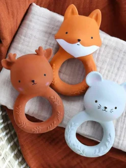 Bijtring Mouse van natuurlijk rubber^A Little Lovely Company Fashion