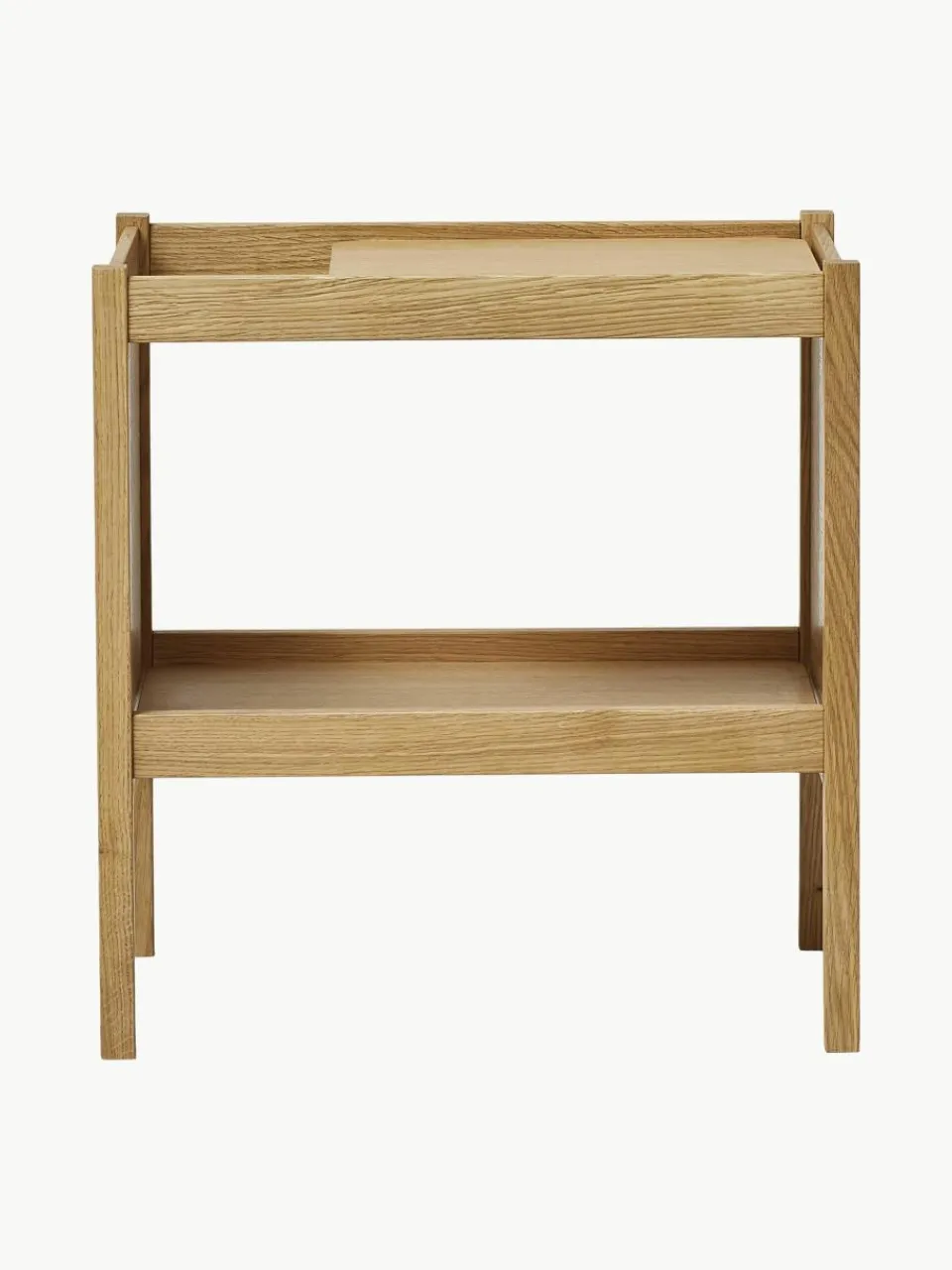 Bijzettafel Journal van eikenhout^Form & Refine Outlet