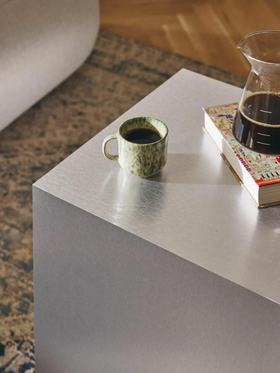 Bijzettafel Lesley met metaallook^Westwing Collection Discount