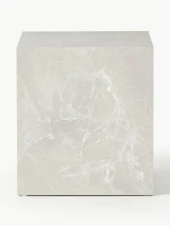 Bijzettafel Lesley met travertijn look^Westwing Collection Online