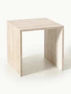 Bijzettafel Varu uit travertijn, 2-delig^blomus Sale
