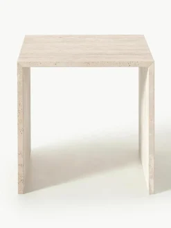 Bijzettafel Varu uit travertijn, 2-delig^blomus Sale