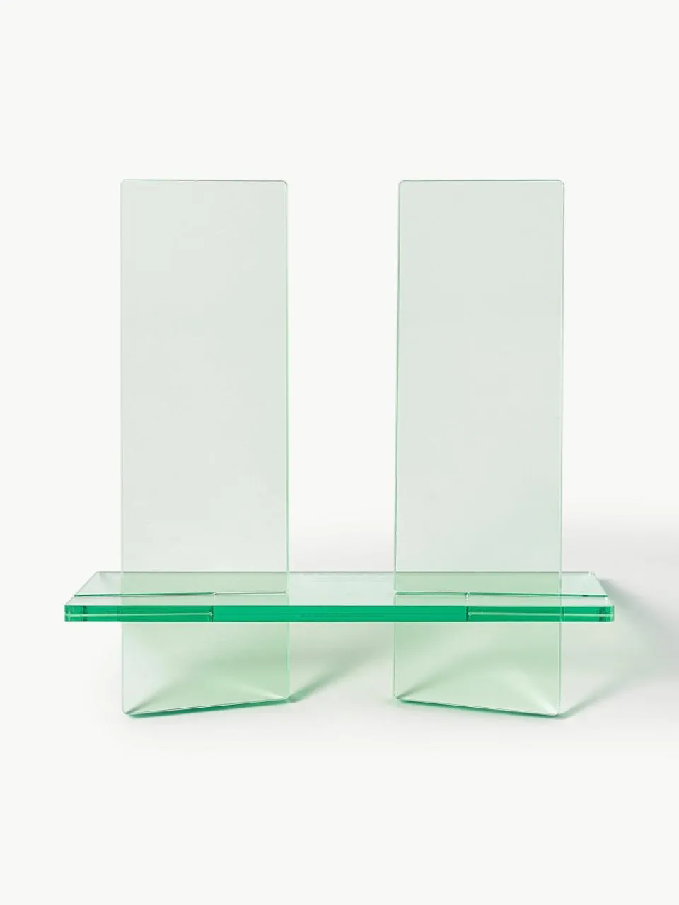 Boekenstandaard Crystal, B 27 x H 25 cm^Westwing Fashion