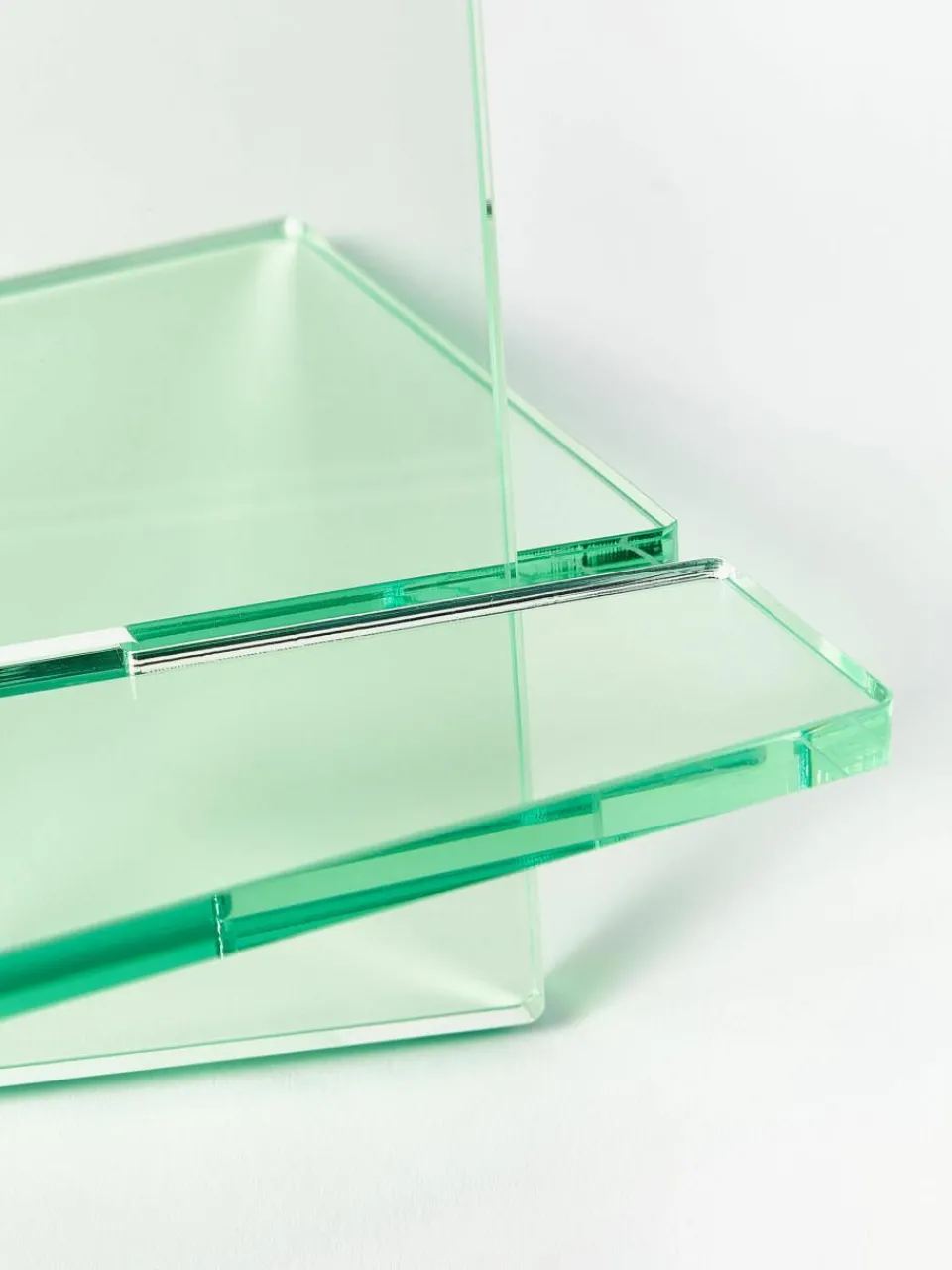 Boekenstandaard Crystal, B 27 x H 25 cm^Westwing Fashion